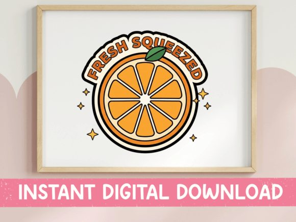 Fresh Squeezed Orange Slice Sticker Review