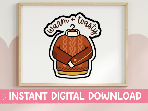 Warm and Toasty Cozy Sweater Sticker Review