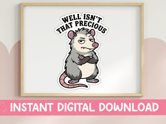 Well Isn't That Precious Opossum: A Unique T-Shirt Design